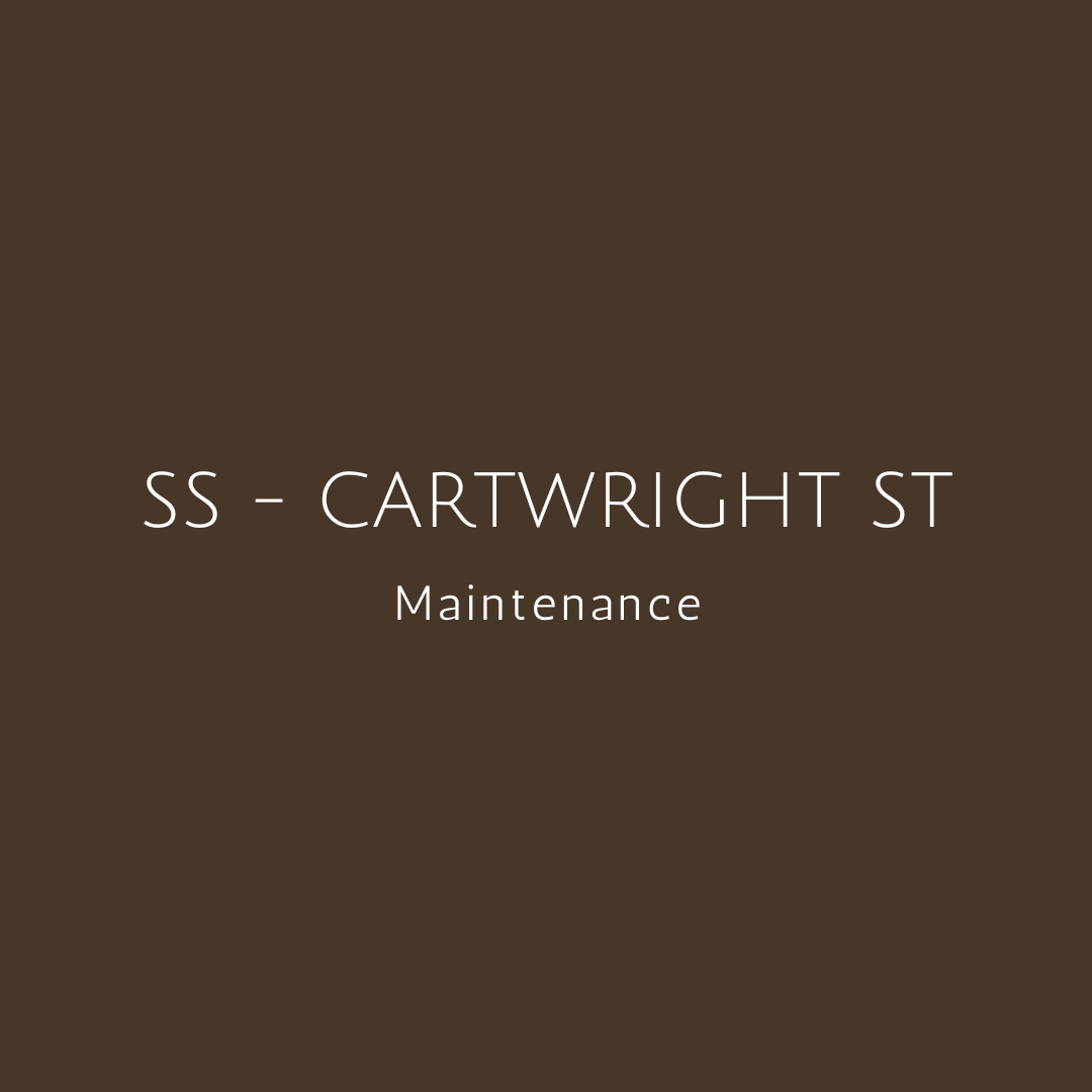 ❁ SS - CARTWRIGHT ST - FALL C/U