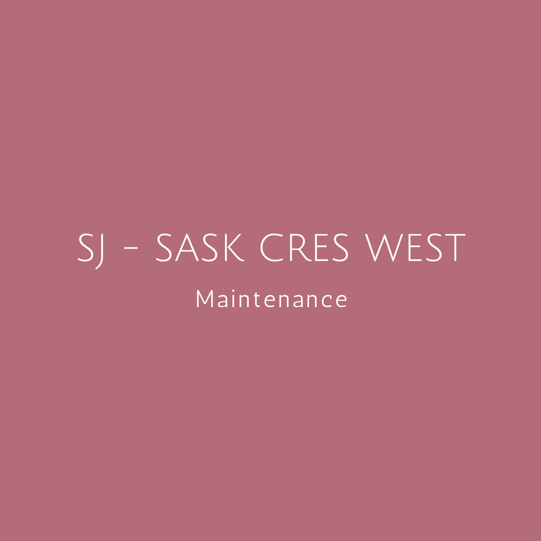 ✺ SJ - SASK CRES WEST - ANNUAL PLANTERS