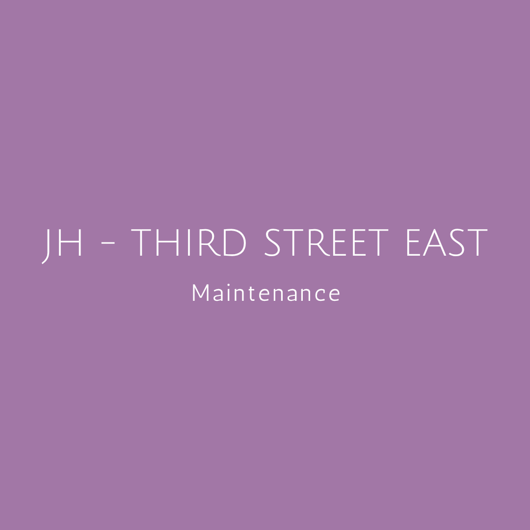 ❂ JH - THIRD STREET EAST 