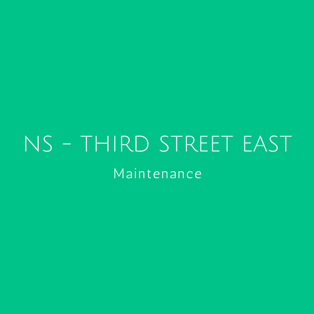 ❁ NS - THIRD STREET EAST - SPRING CU