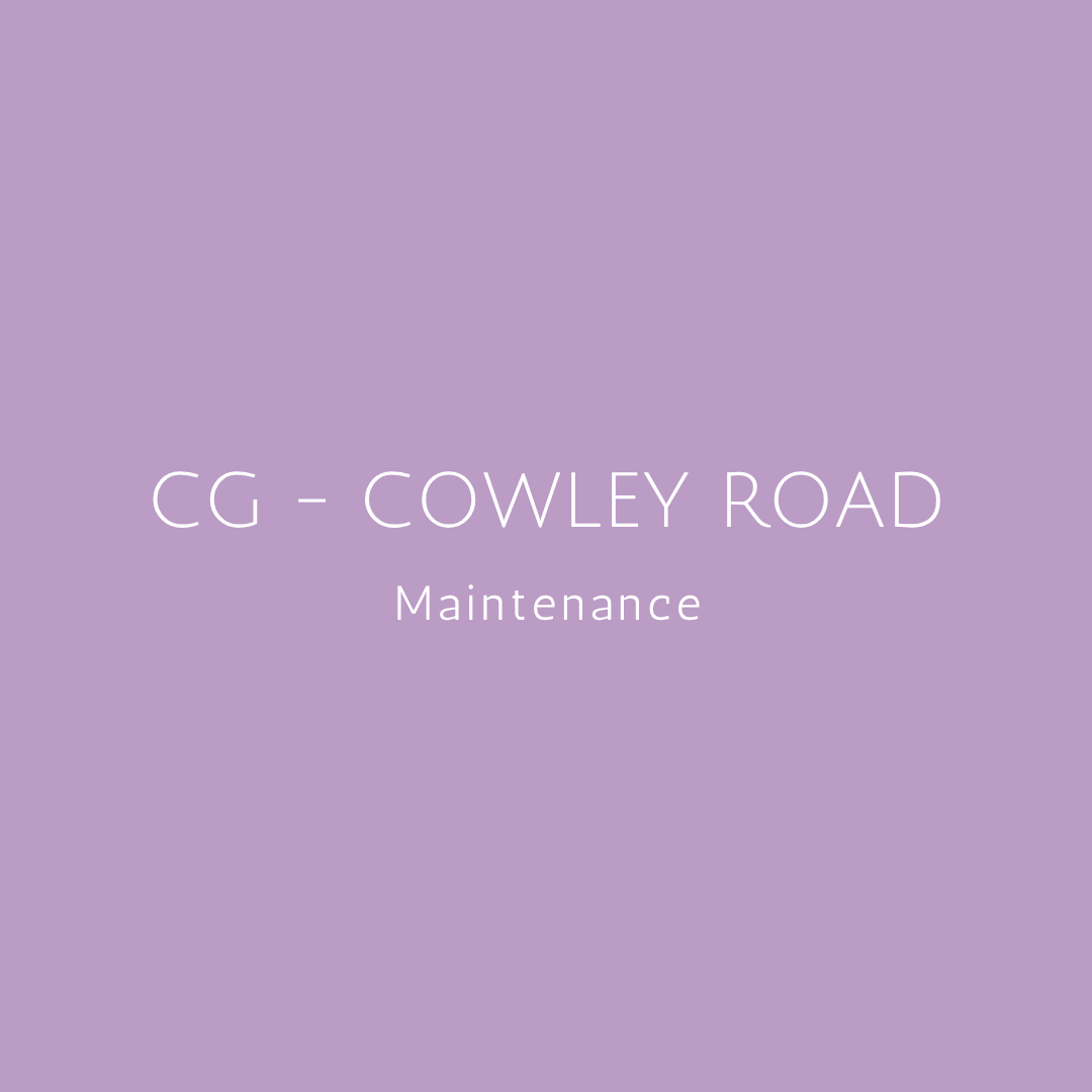 ❂ CG - COWLEY ROAD