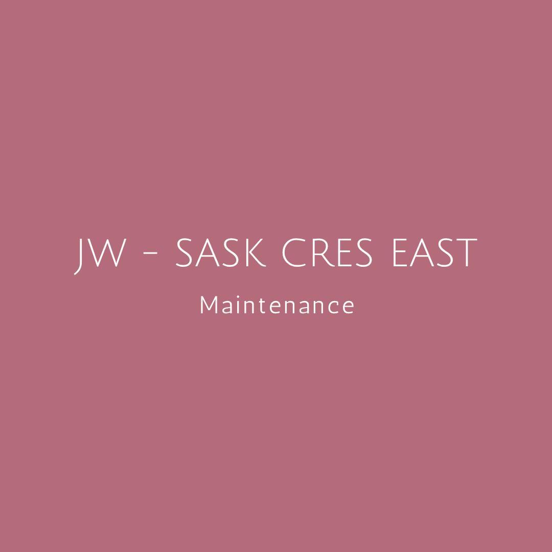 ✫ JW - SASK CRES EAST