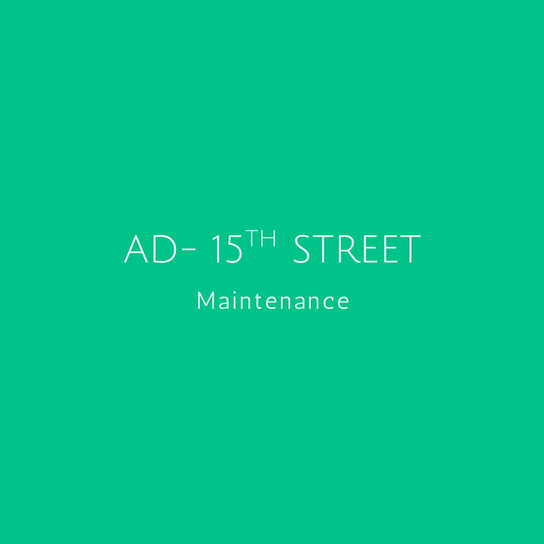 ✹ AD - 15TH STREET - ANNUAL PLANTERS