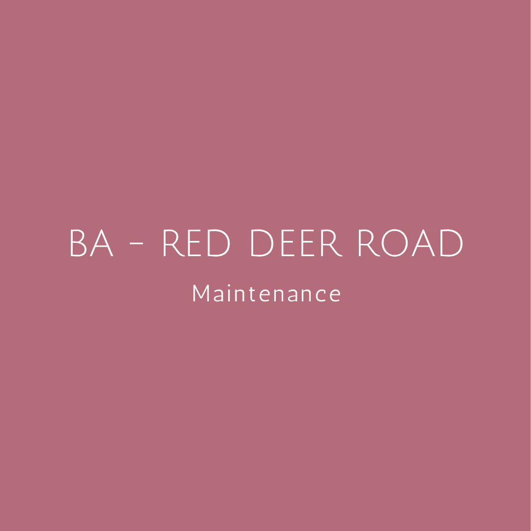 ❁ BA - RED DEER ROAD