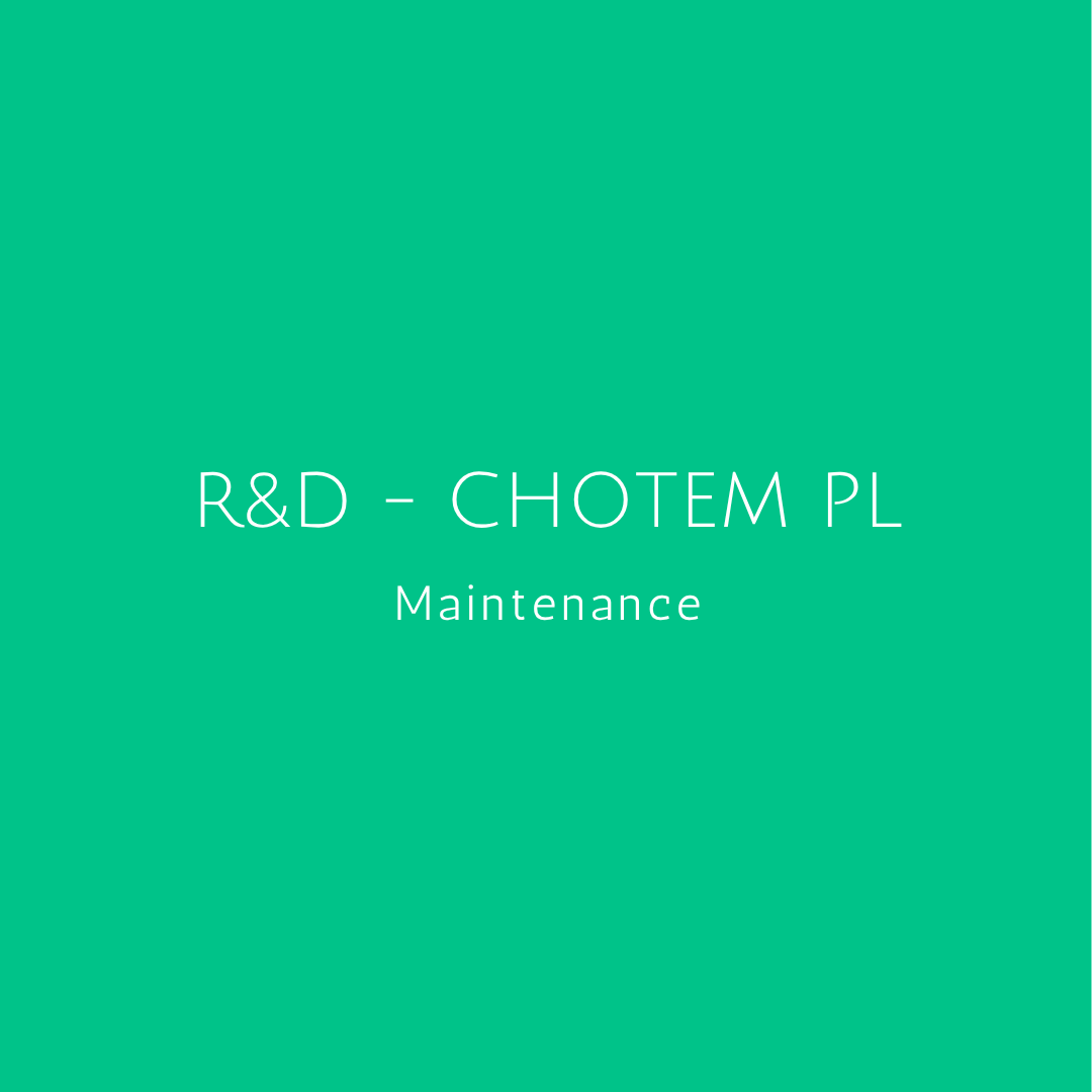 ❀ R&amp;D - CHOTEM PL