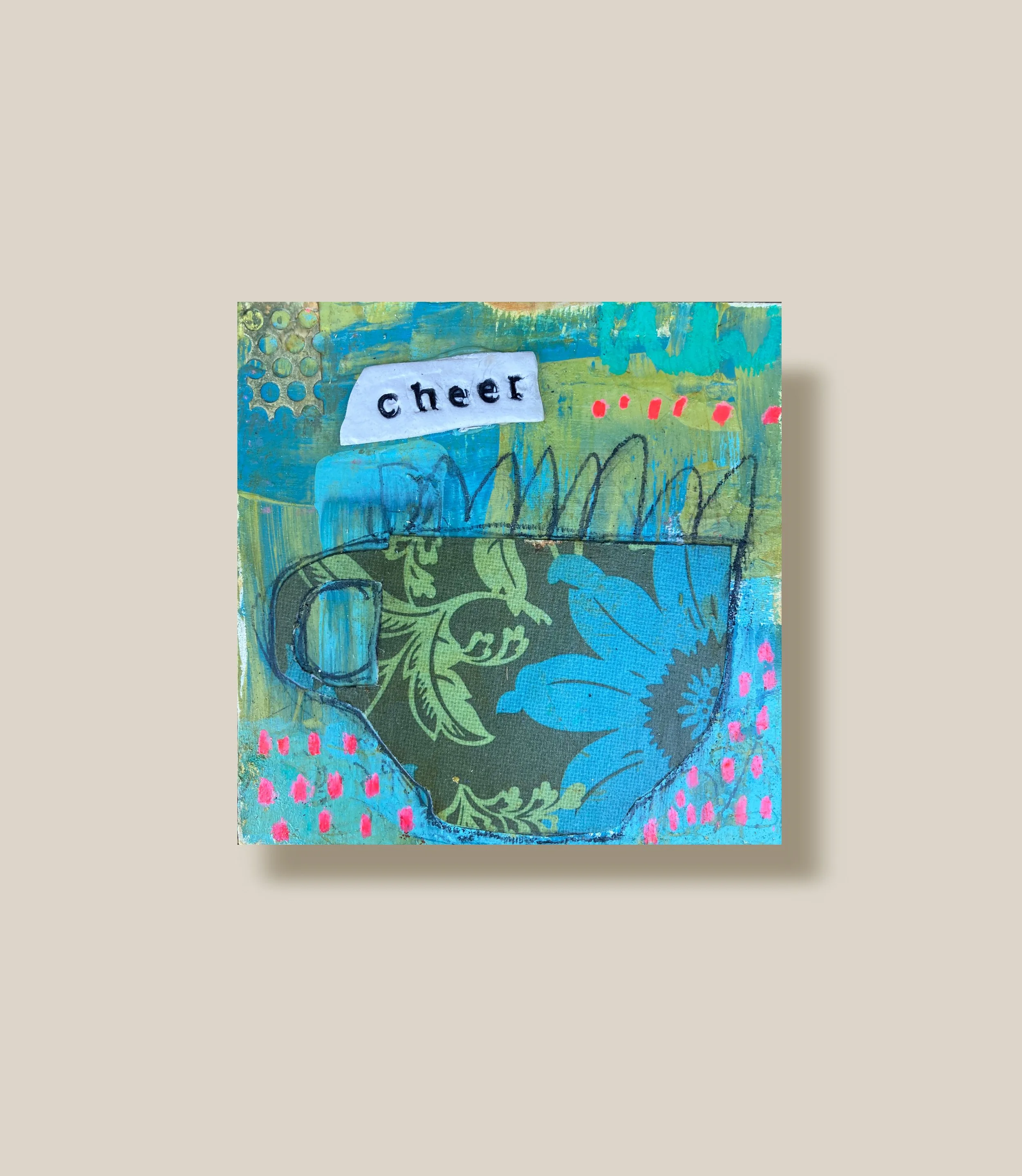 A Cup Of Cheer (turquoise) 