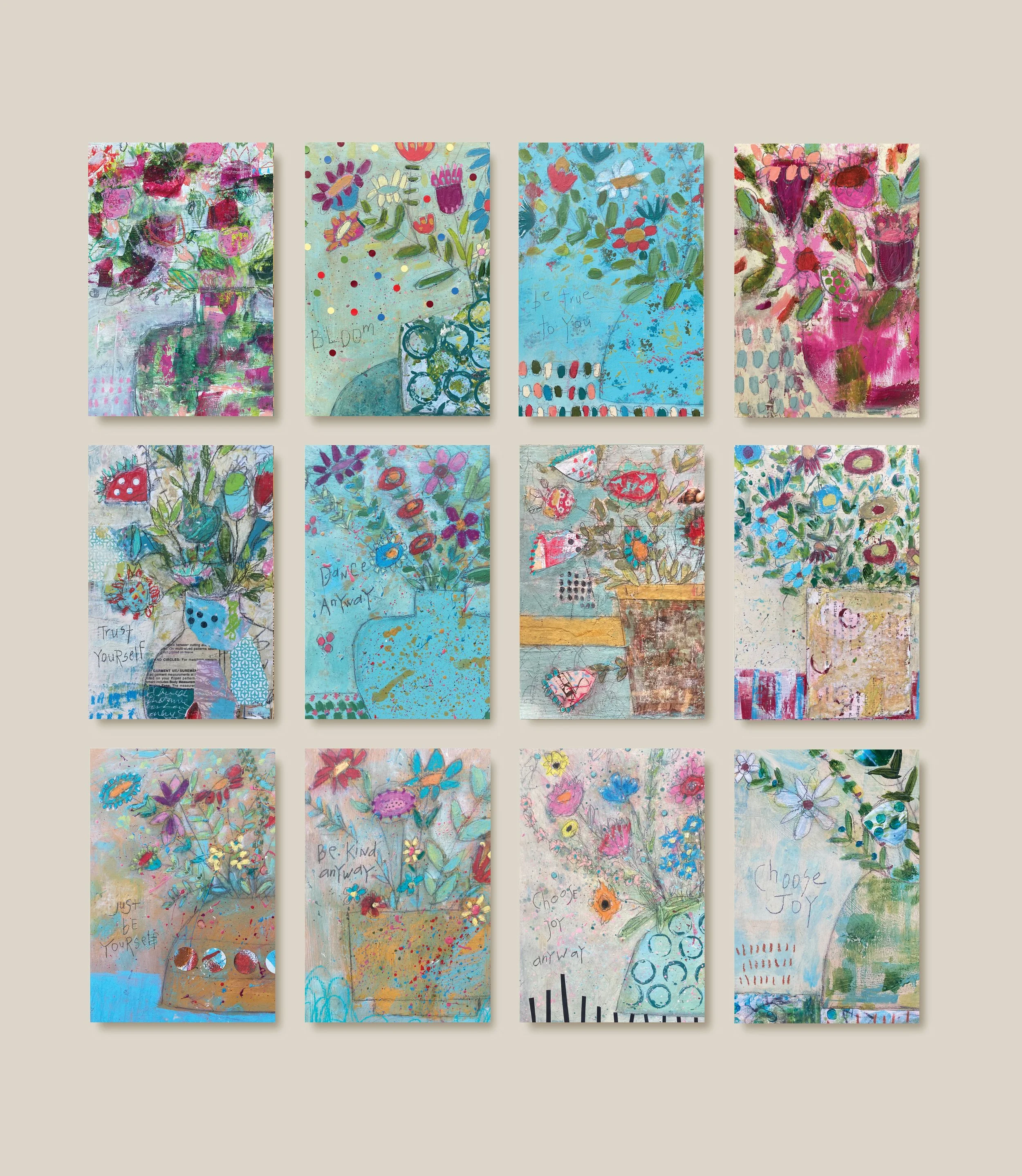 Floral Postcard Set 