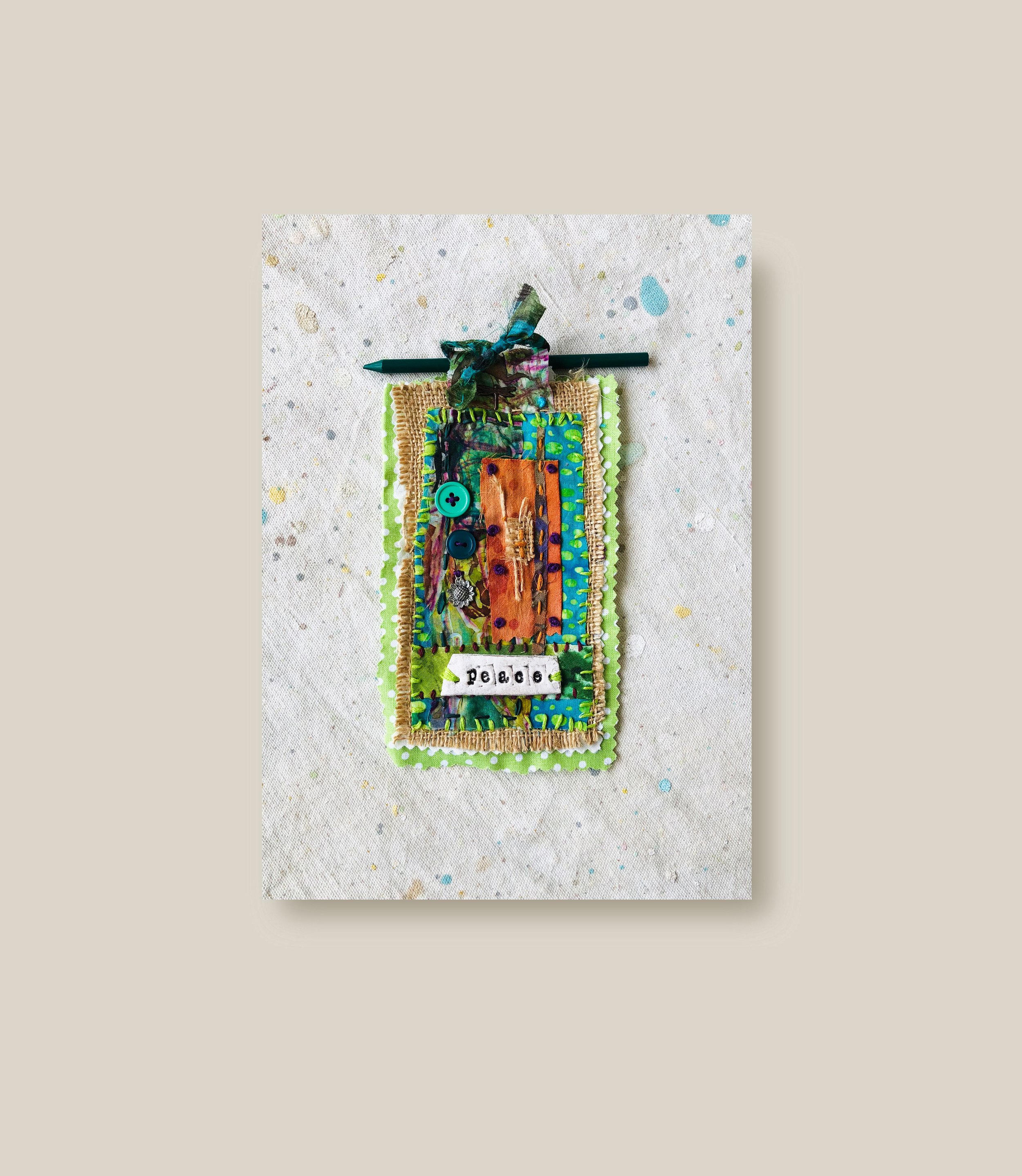 Peace Prayer Flag (Green)