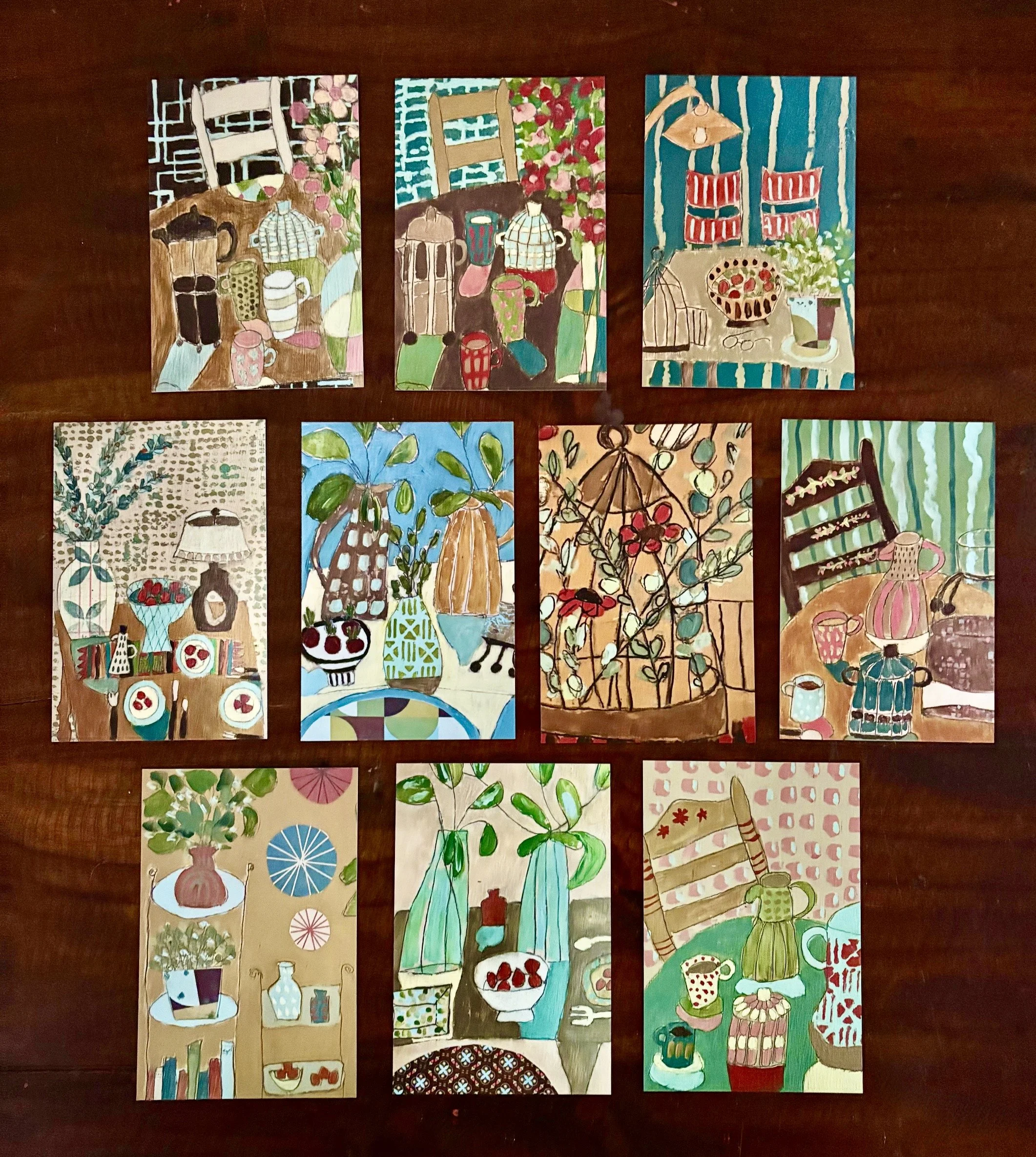 Table Top Postcard Set  