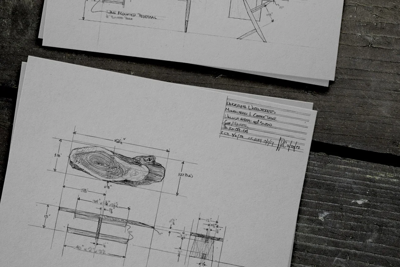 Furniture sketch samples