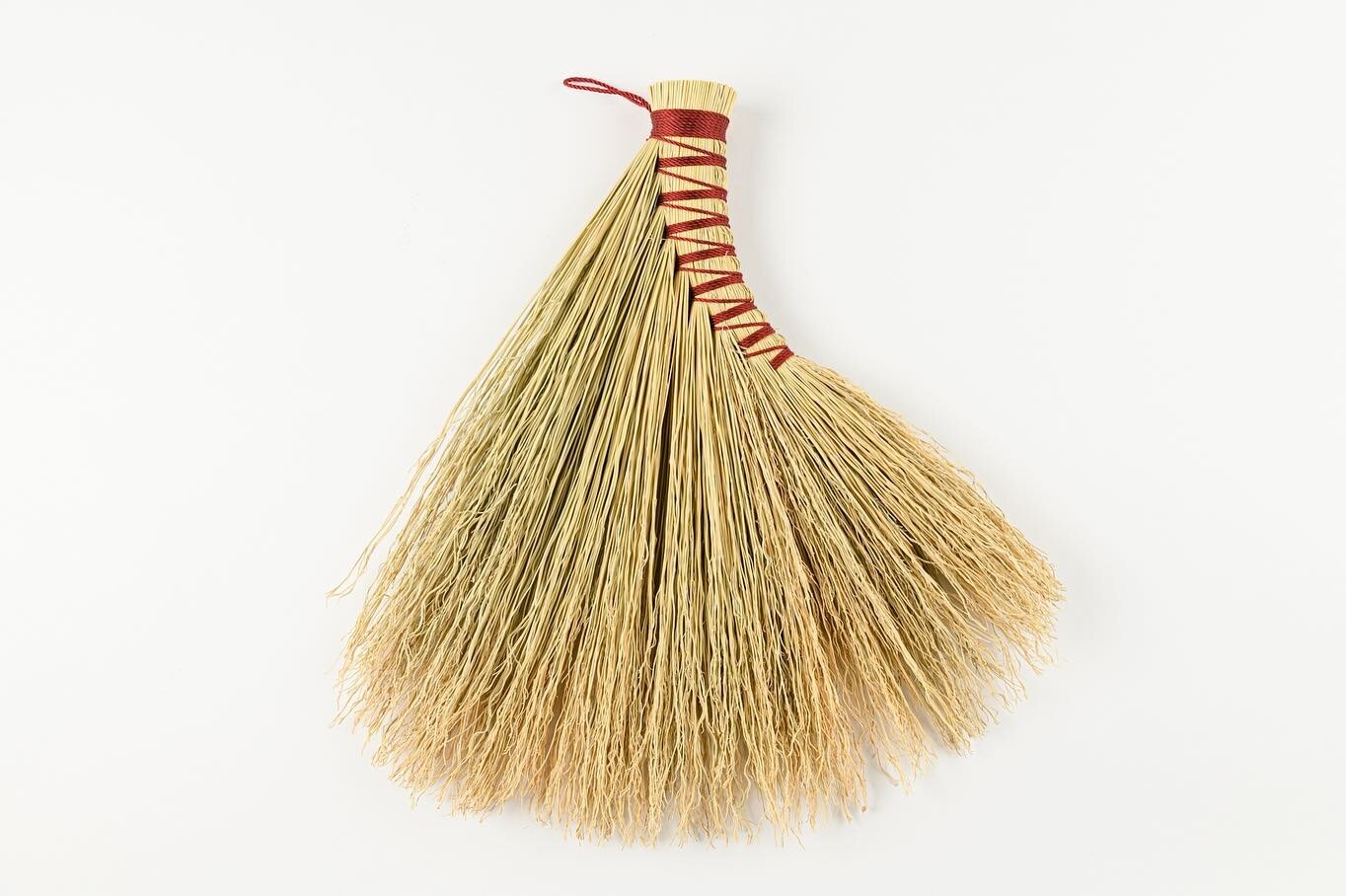 The Kaufmann&rsquo;s personal collection of folk art included an incredible, handcrafted grass broom hiding at the hearth of their bedroom. This series, here, represents a style of broom making specific to Appalachia, and makes use of ancestral dye m