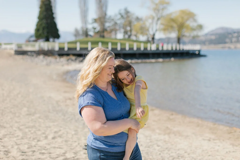 Mom and daughter healing and trusting their own light, together