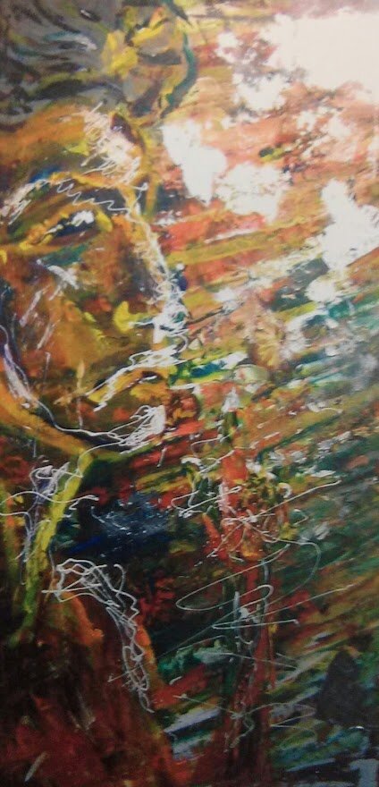 "ALLEGHENEY LADY" 48x24x.75 Acrylics on Gallery Canvas SGLX