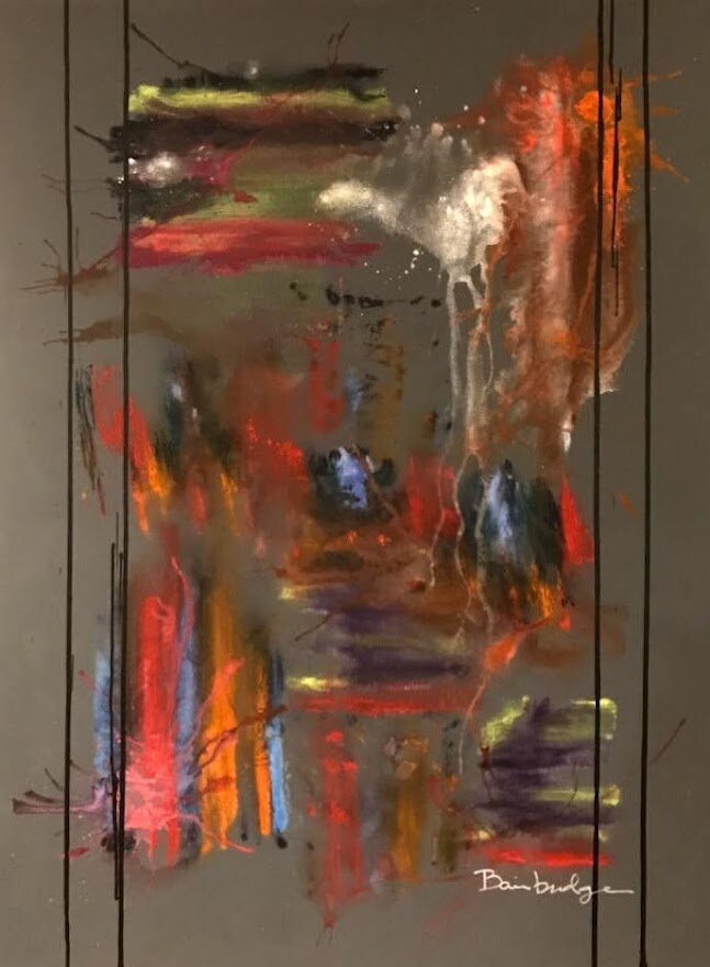 "BABY EARTH" 48x36x1.5 Acrylics on Canvas BSIX