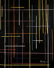 "MATRIX" 60x48x1.5 Acrylics on Gallery Canvas GTRX