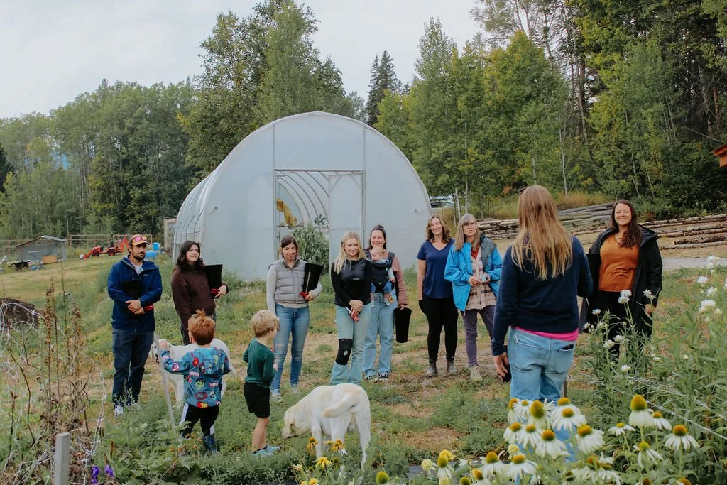 People at the u-pic farm tour event..jpg