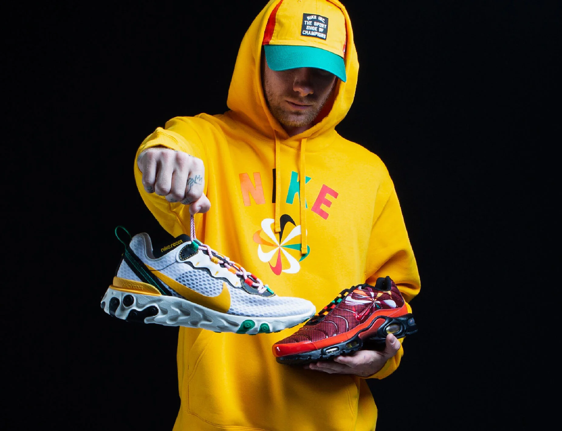 evolution of swoosh shoes