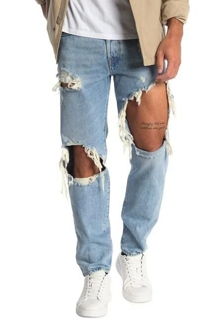 40% Off Diesel Mharky Destroyed Slim Skinny Jeans For $43.74 (Retail $228)  — Deals Under Cost