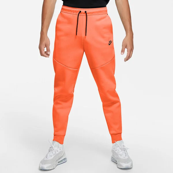 orange nike joggers