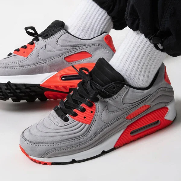 The NEW night silver/bright crimson Nike Air Max 90 QS are available for  $132 + ship. Use code AUTOMATIC in cart!!! BUY HERE: — Deals Under Cost