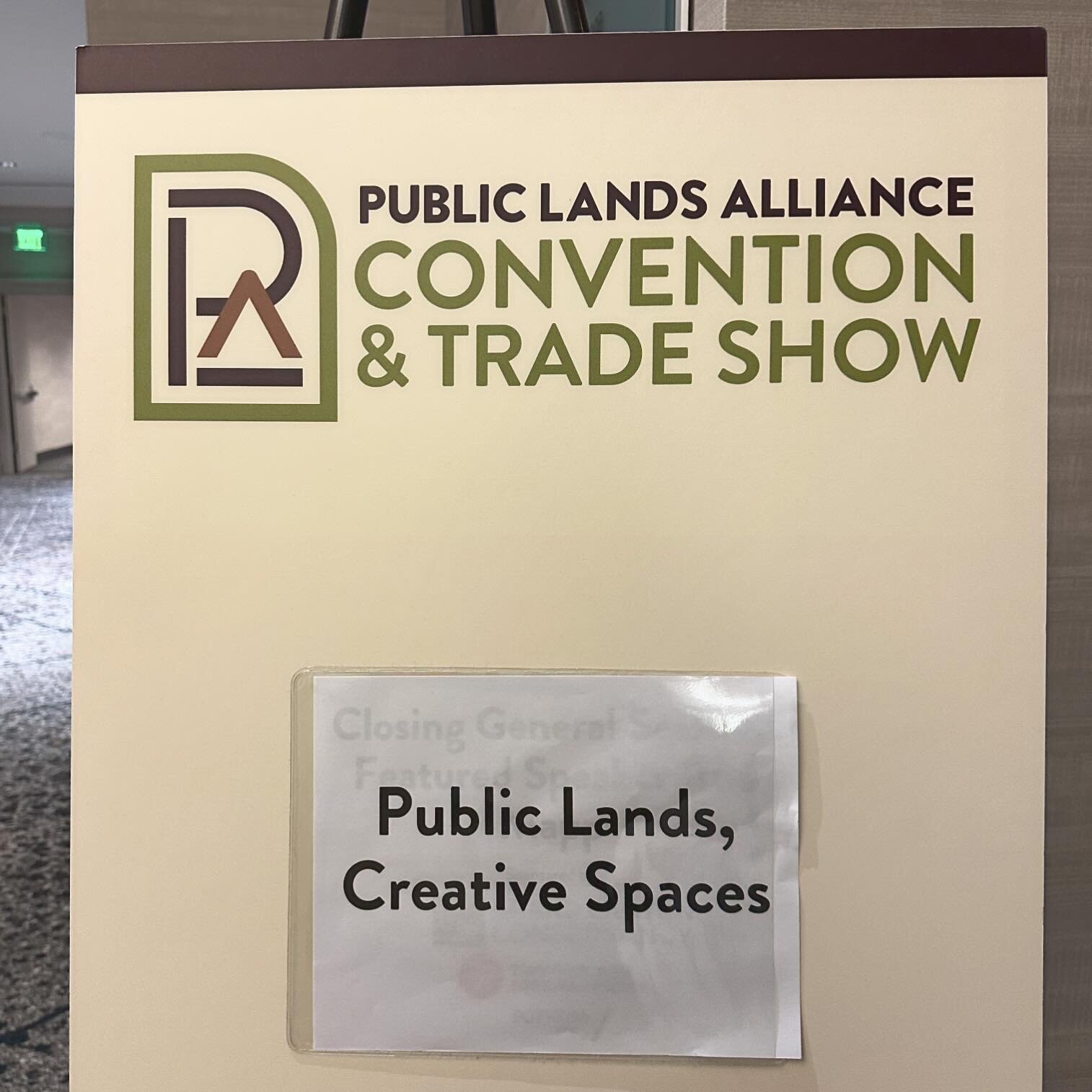 We had the honor of being speakers at the 2024 @publiclandsalliance convention, which hosts hundreds of people who protect and preserve our public lands, including national parks, recreation areas, historic parks and wildlife refuges. We spoke about 