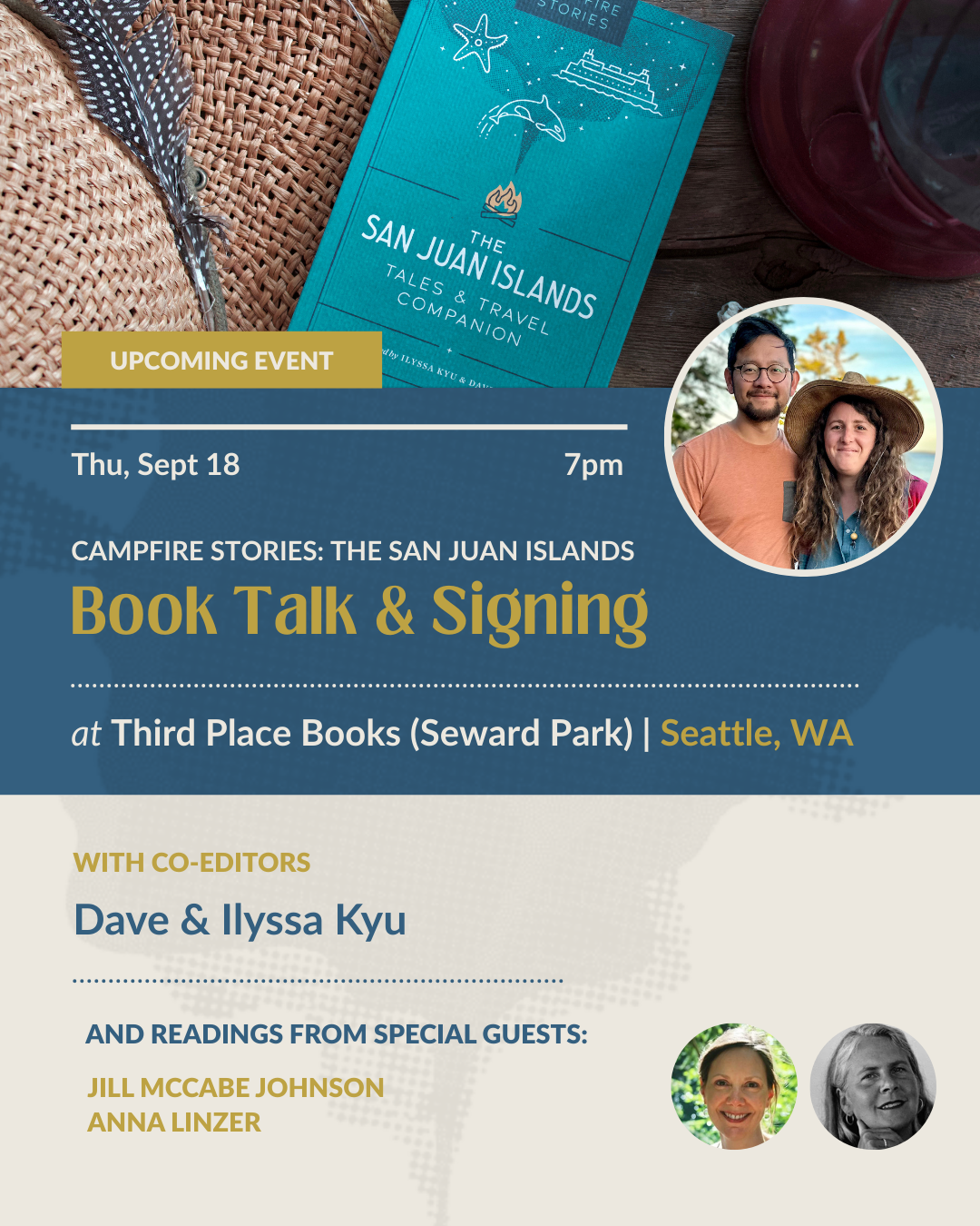 Book Talk @ Third Place Books (Seward Park) - Seattle, WA