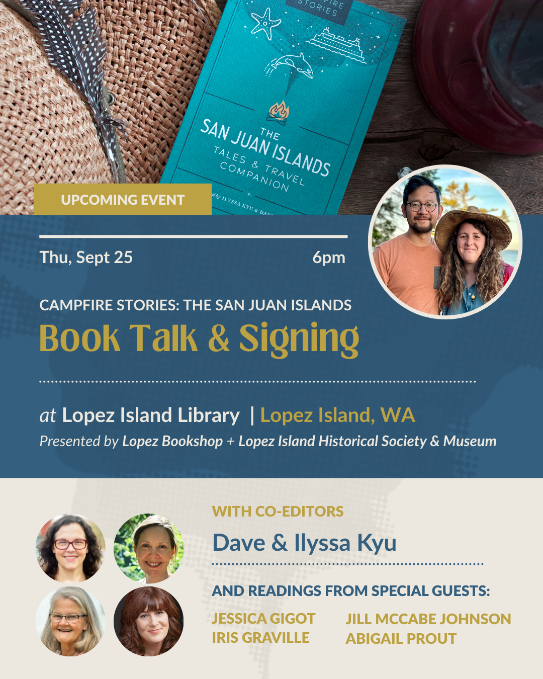 Book Talk @ Lopez Island Library - Lopez Island, WA
