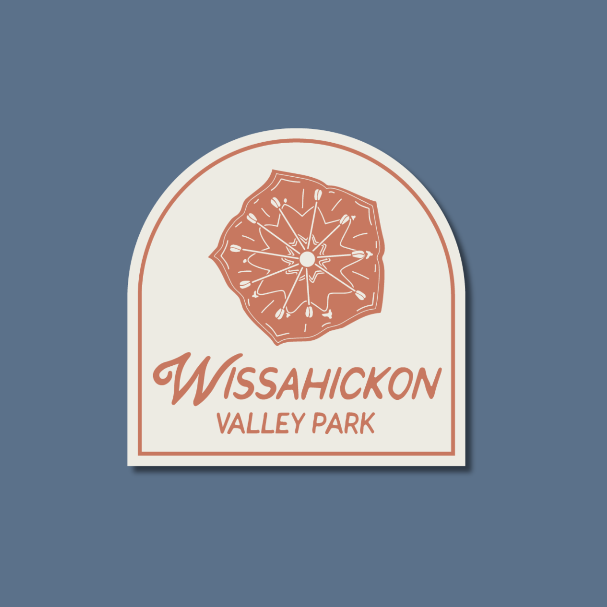 Wissahickon Sticker - Mountain Laurel