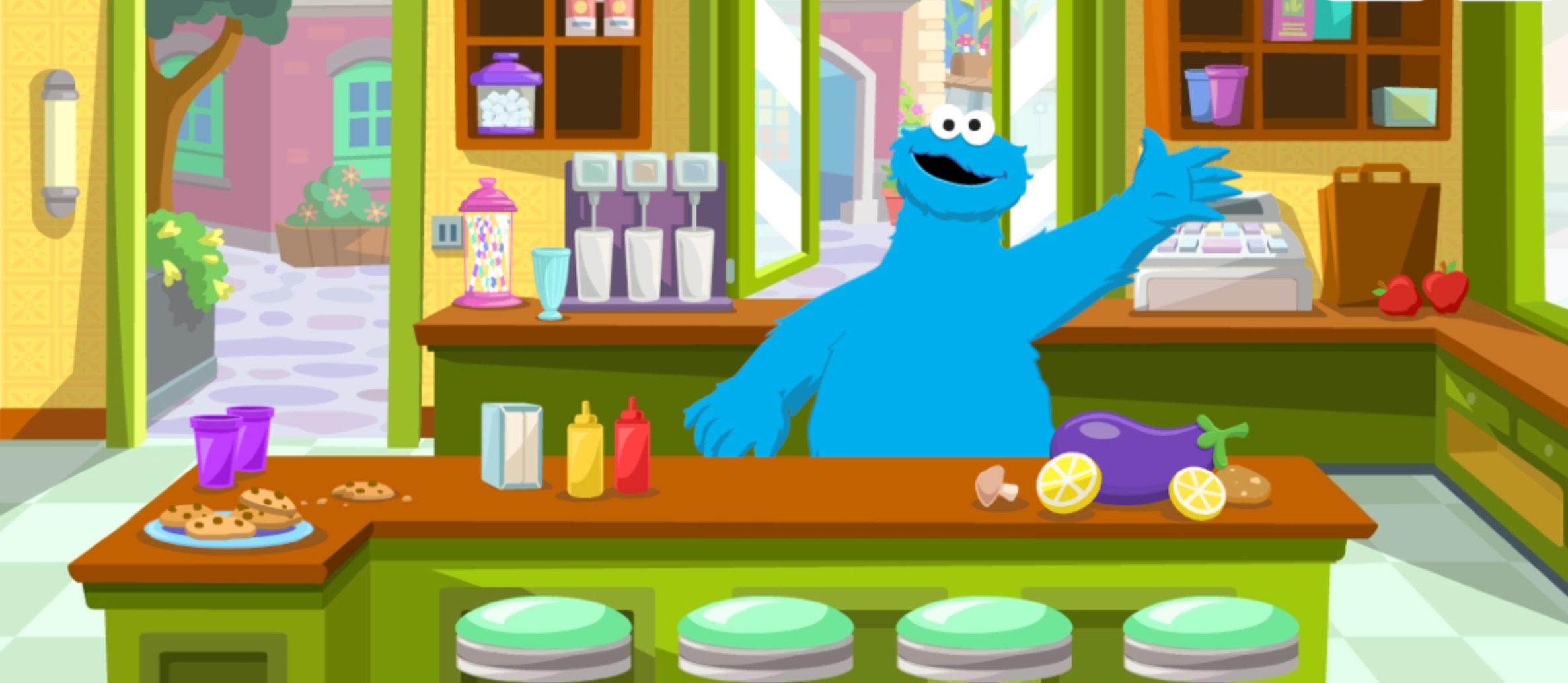 Cookie Monster at Hoopers, Muppet Section | visit site (profile required) Role: Art Direction / UX lead