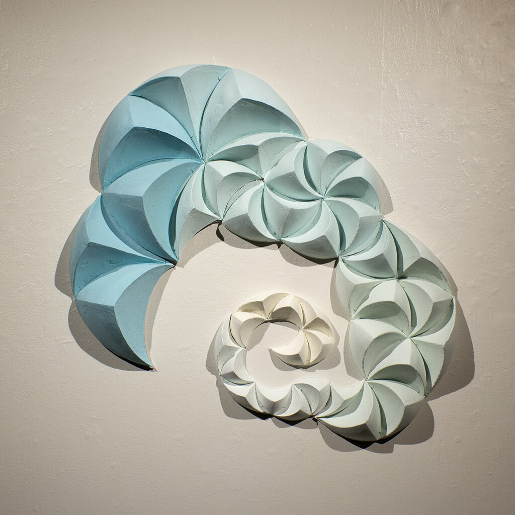Composition, 2019, Cast cotton paper, 40” x 42” x 5” (Copy)