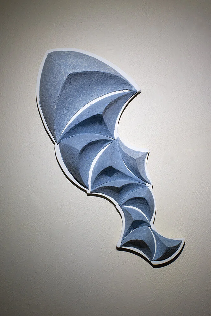 Sequence 4, 2019, Cast cotton paper, 18” x 12” x 5” (Copy)