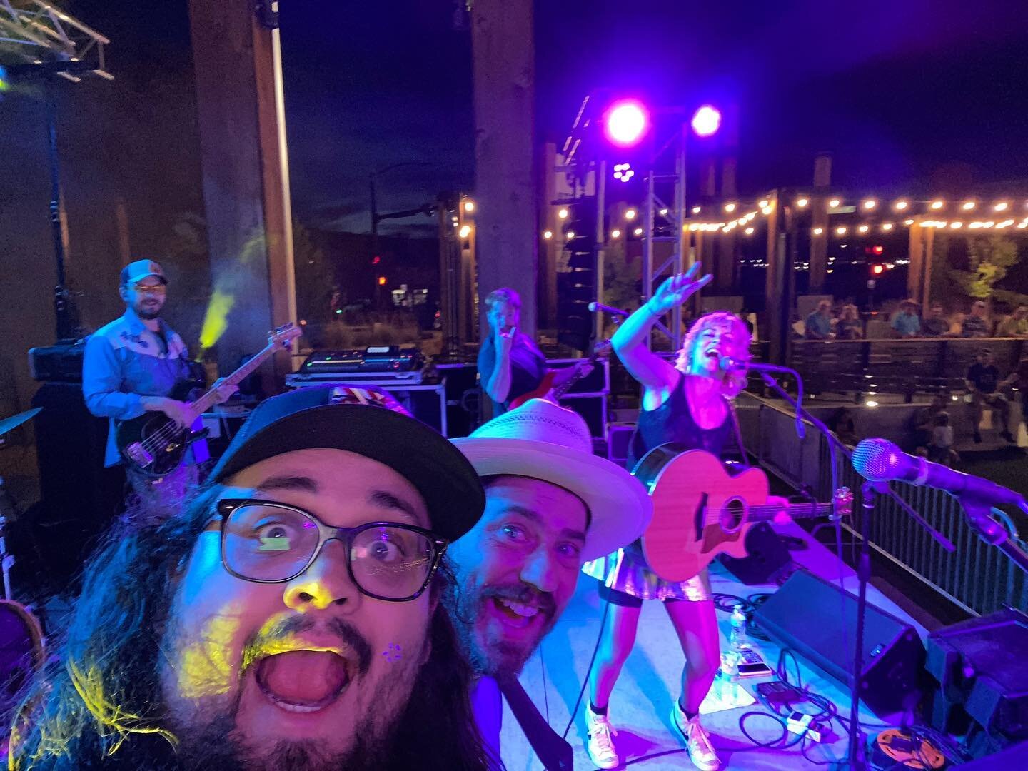 Had a blast last night in Casper, Wyoming! @ggoodandthepainters opened up for @pattifiasco. The incredible @anselfoxley and @alysiakraft sat in with us and I got to sit in with them!