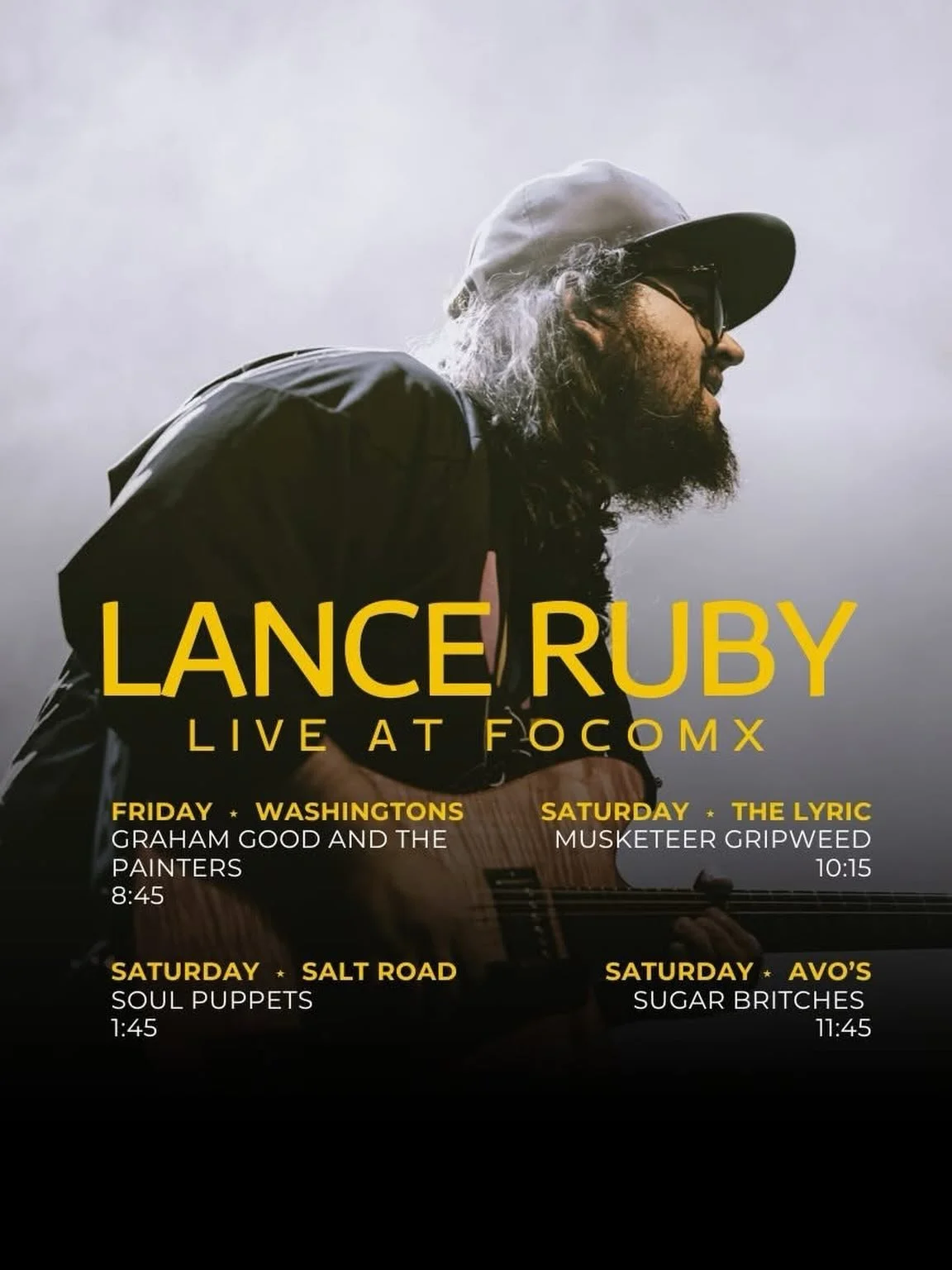 The most glorious weekend is upon us! Here is where I&rsquo;ll be for @focomx