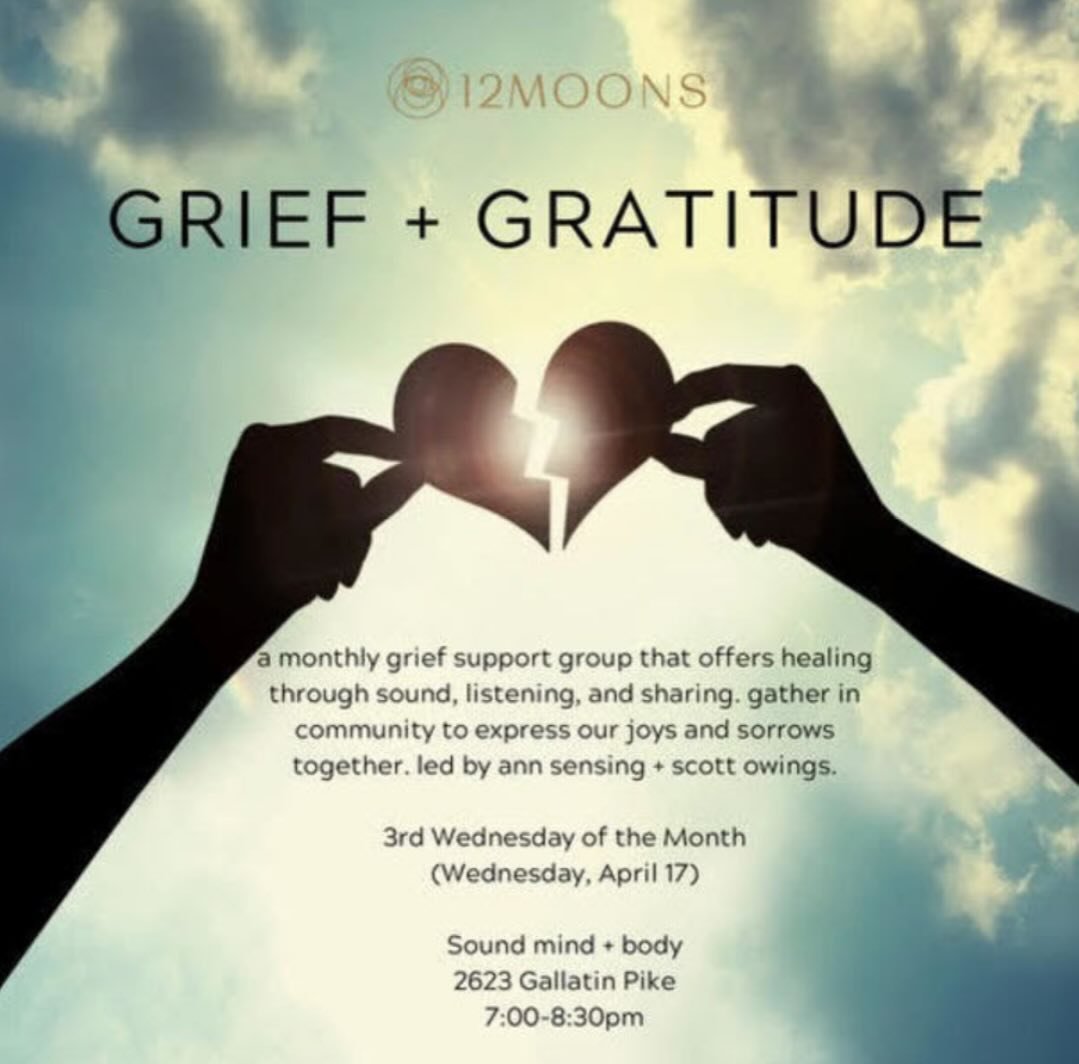 Join @12moonshealing tomorrow @7pm for grief support gathering @s_o_u_n_d___ &hellip; Let&rsquo;s heal together,  Click the &ldquo;sound &amp; healing&rdquo; link in our bio to sign up