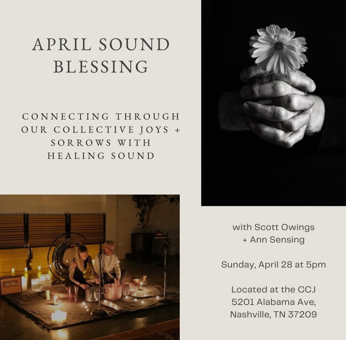 As April comes to a close, Join us for a meditative sound bath&hellip;. This is a donation based event in support of @12moonshealing &hellip; We hope to see you this Sunday @5pm