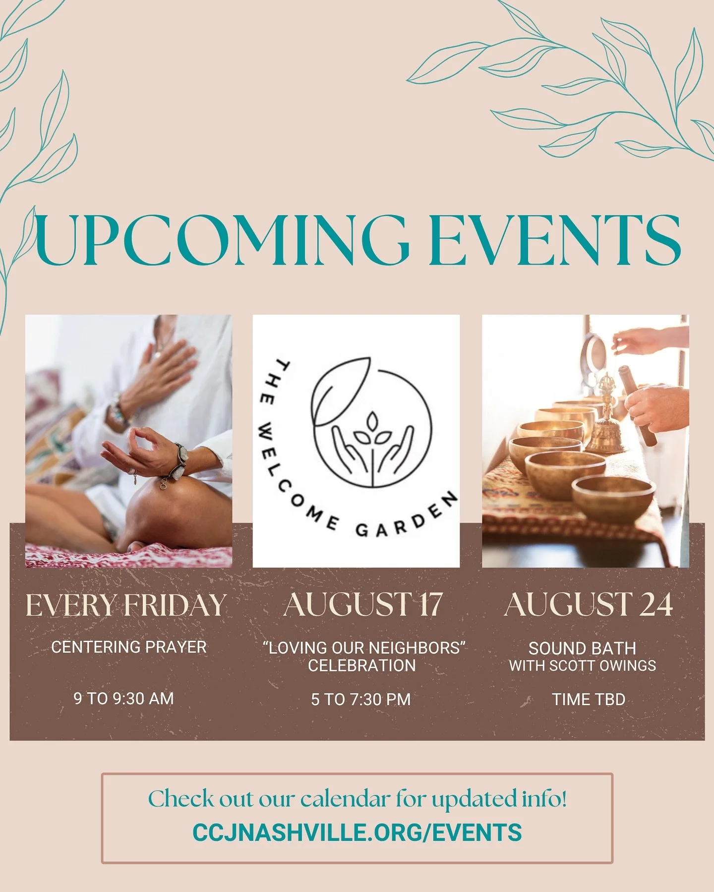 Check out our August events ✨
We hope to see you this month!
