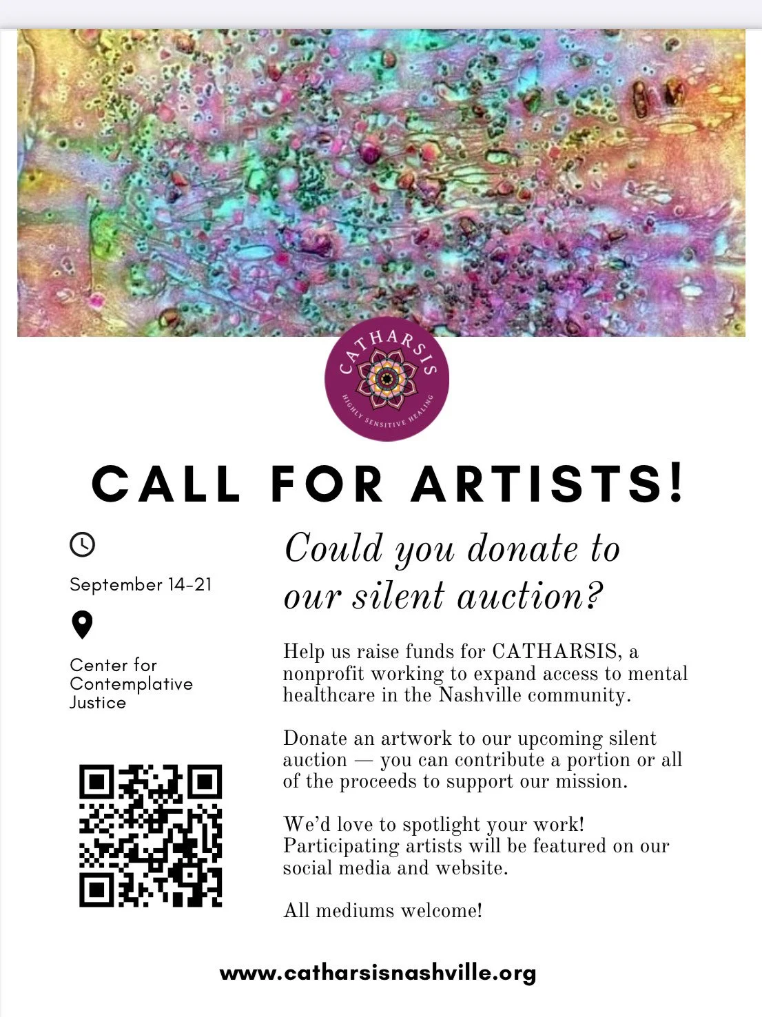 Catharsis Art Auction & Silent Showcase