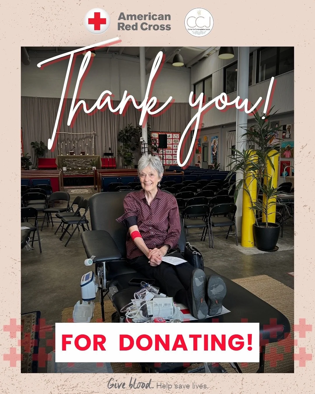 Thank you to everyone who signed up for our blood drive with @americanredcross! Thanks to you, we were able to collect 12 PINTS to help save up to 36 PATIENTS 💫