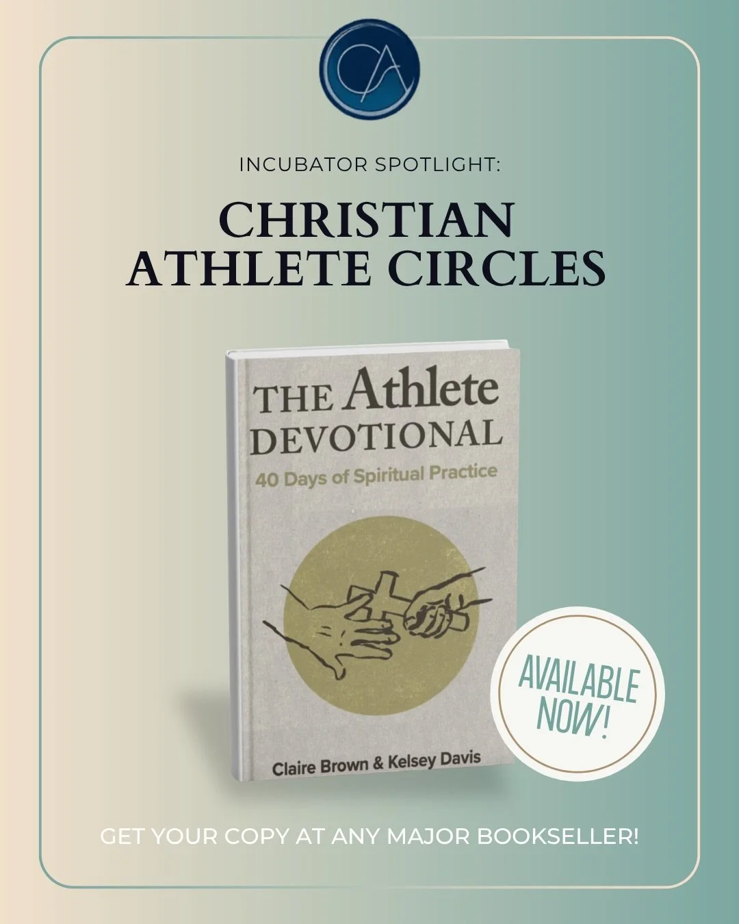 We are honored to highlight one of our incubator programs, @christianathletescircles, the first open and affirming athlete ministry of its kind. 

Co-founders Rev. @kelseyl_davis &amp; Rev. @aclaire_brown released their new devotional, perfect for co