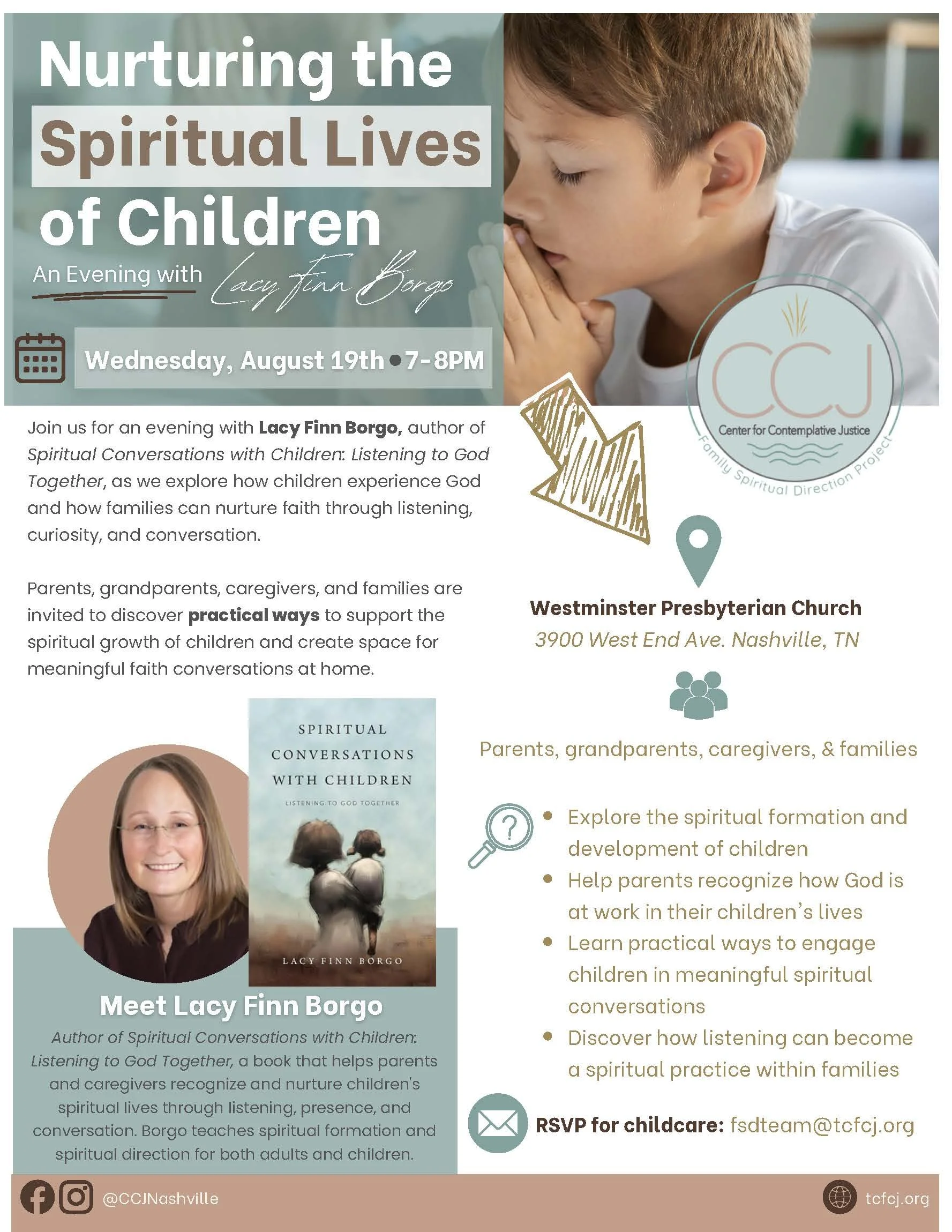 Nurturing the Spiritual Lives of Children - An Evening Lacy Finn Borgo