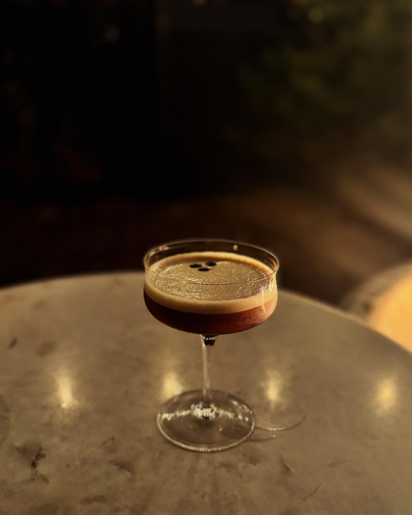 Peppermint Mocha Espresso Martini anyone?

Reposado tequila, Mexican coffee + vanilla, cr&egrave;me de cacao, cr&egrave;me de menthe. 

NOT your corporate coffee order, estate grown agave @tequila_arette , ACME coffee and Venezuelan chocolate, Mexica
