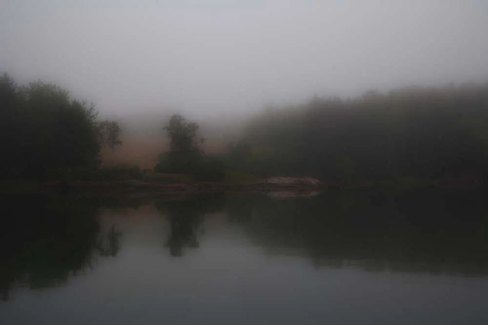 Cove in Fog, Friendship, ME 2007