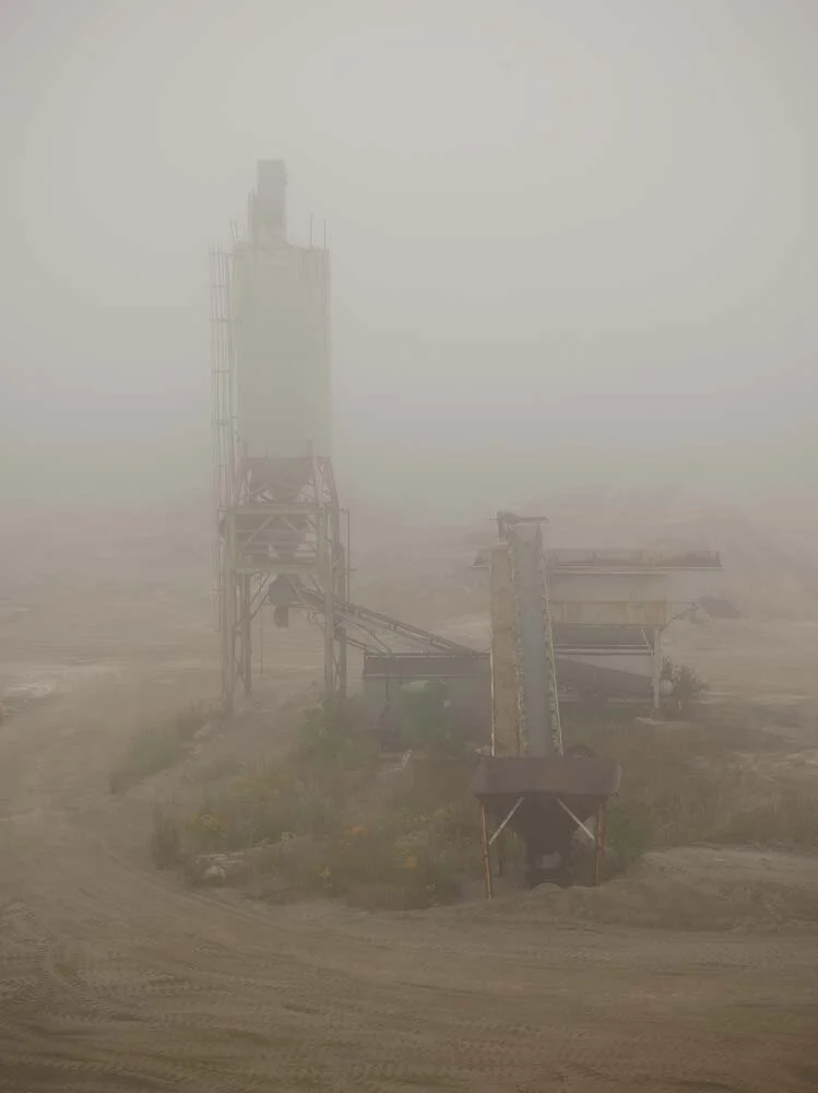 Gravel Pit in Fog, Ellsworth, ME 2009