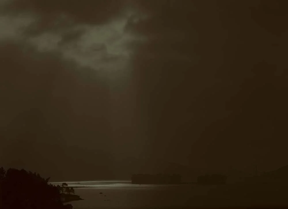 Thunderstorm over Vigo, Portugal 1987