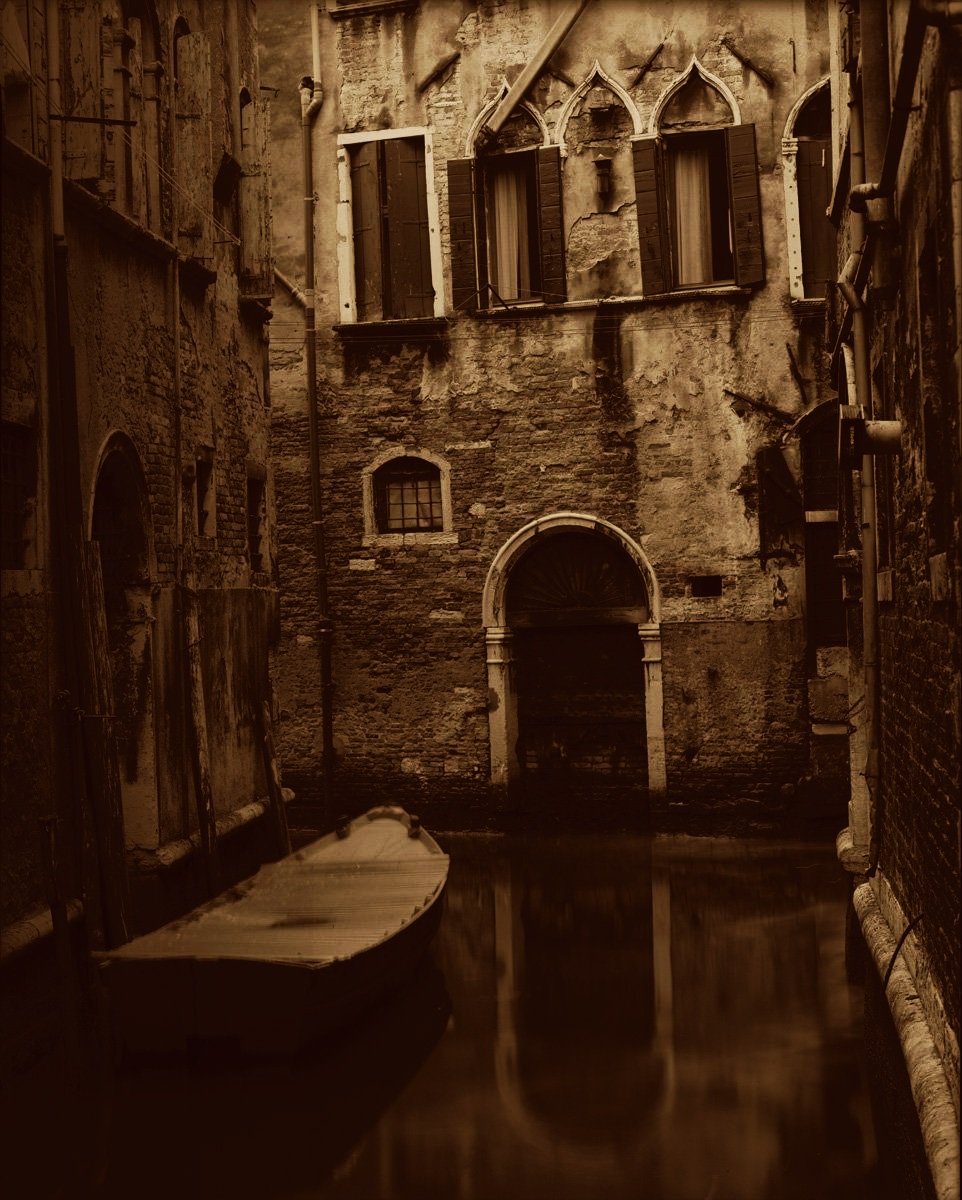 Dead End Canal, Venice, Italy, 1981