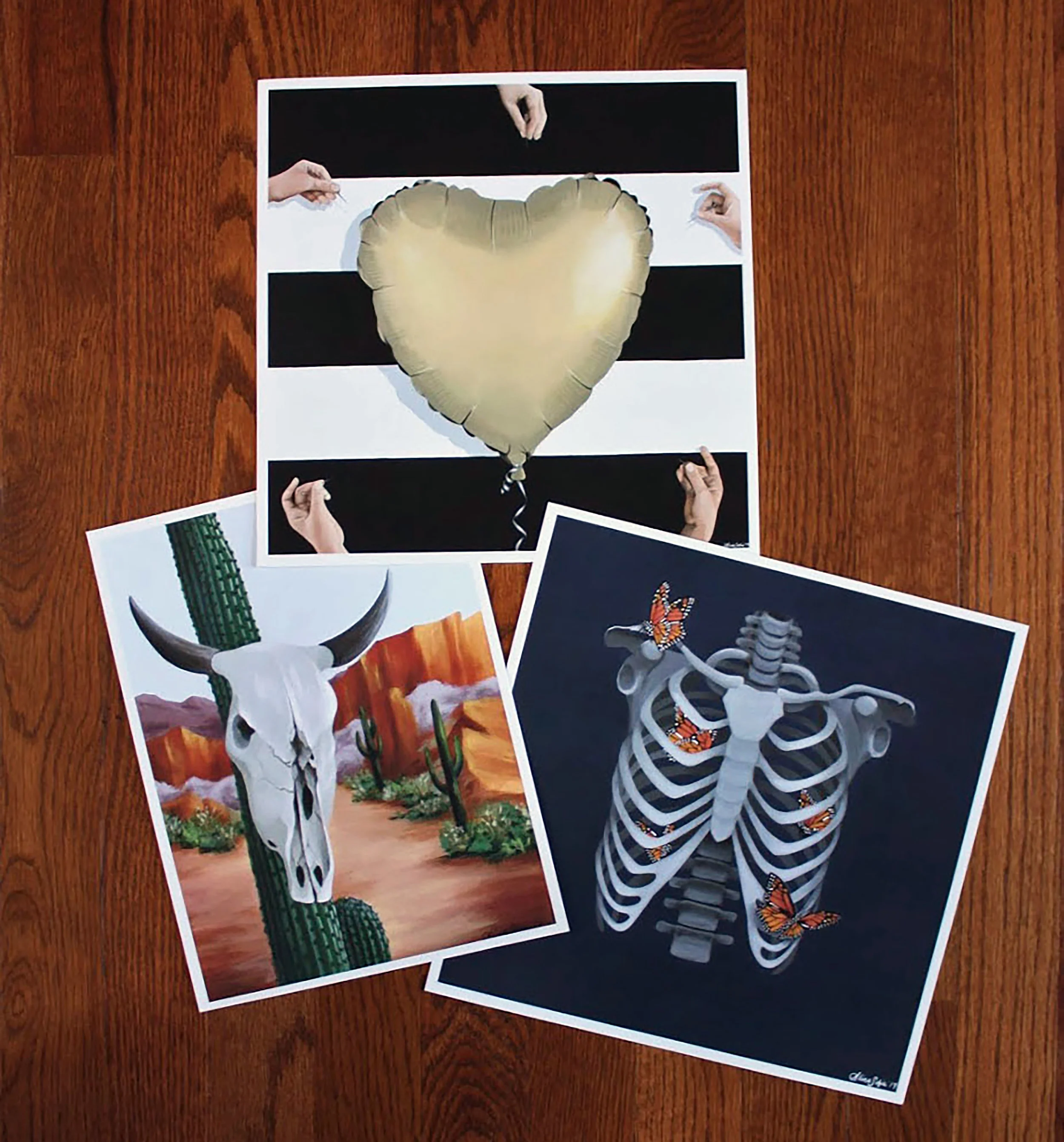 Prints available in the "Shop" section.