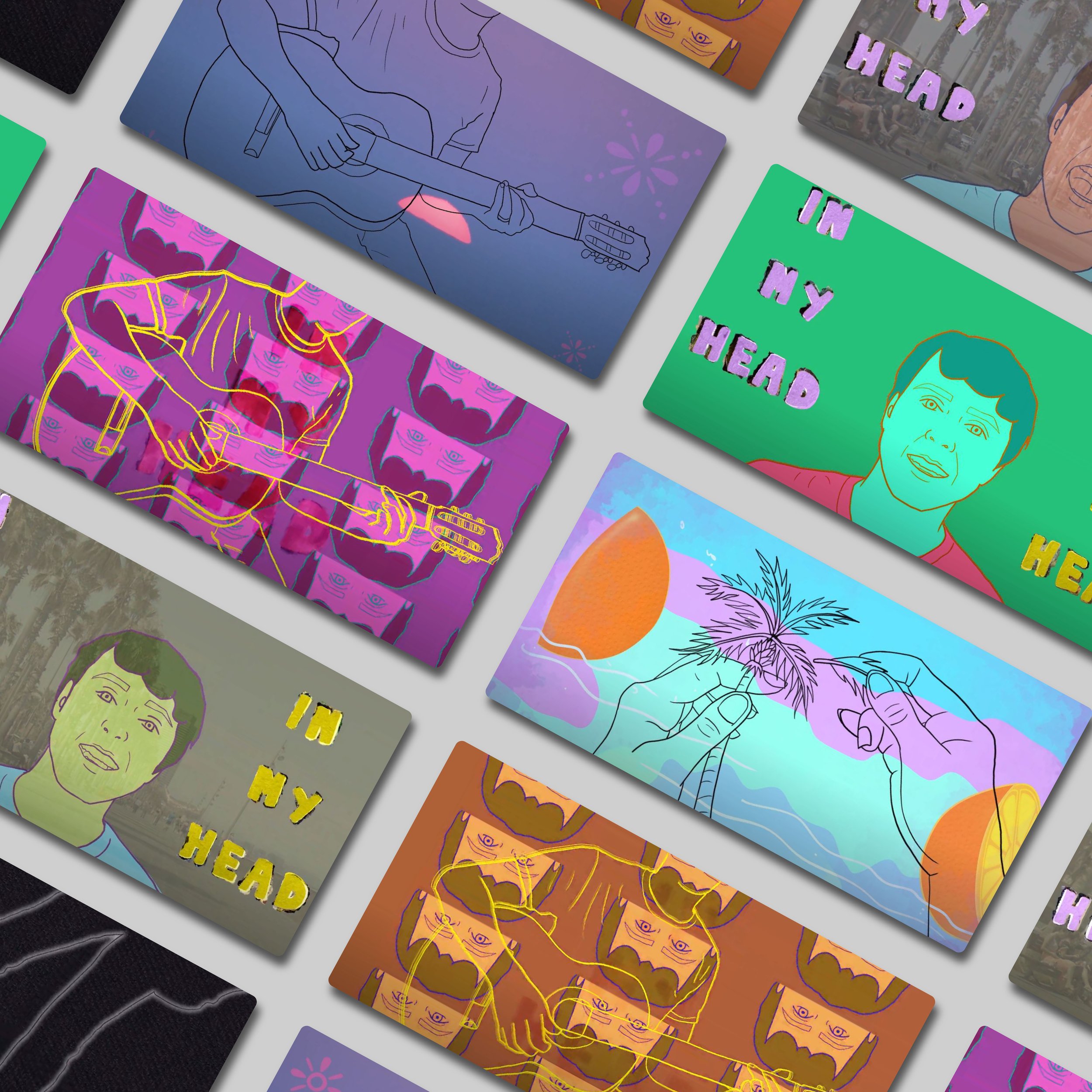  Screenshots from the final music video 