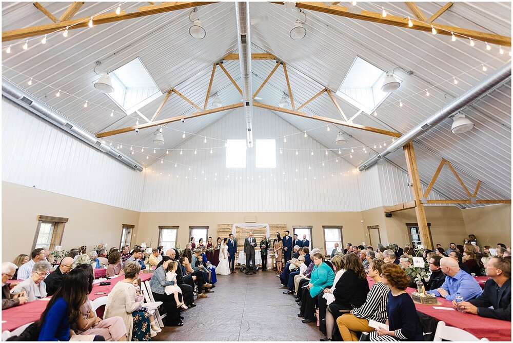  wedding ceremony at the outpost center 