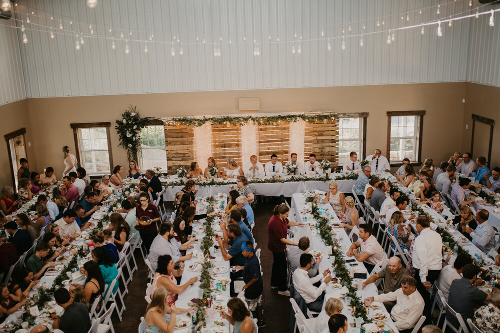  wedding reception at The Outpost Center 
