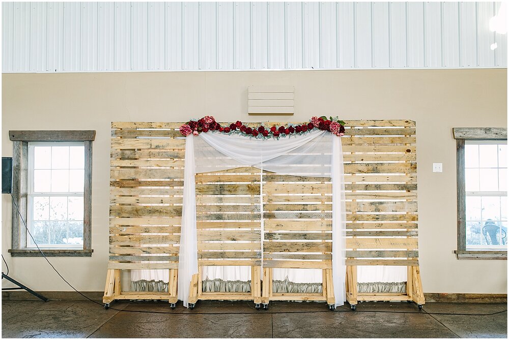  wedding linen arch for indoor wedding ceremony 